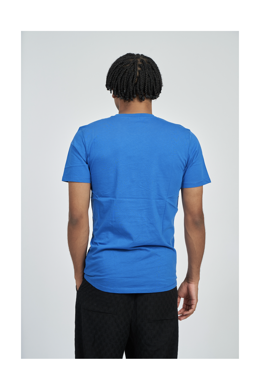 Camiseta Umbro Wardrobe Large Logo Royal / White