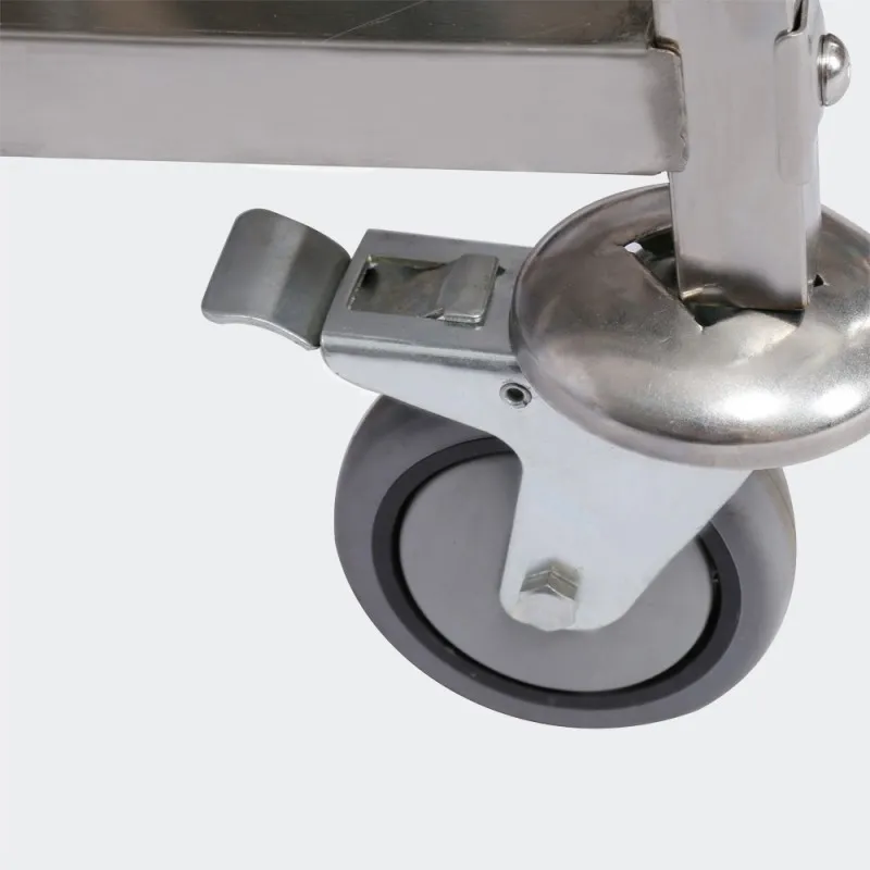CARRO SERVICIO ACERO INOX  3 NIVELES