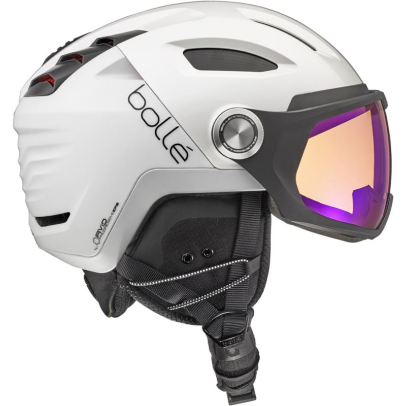 CASCO CON VISERA BOLLé VRYFT MIPS (BLANCO PERLA BRILLANTE  CAT 1 A 3)