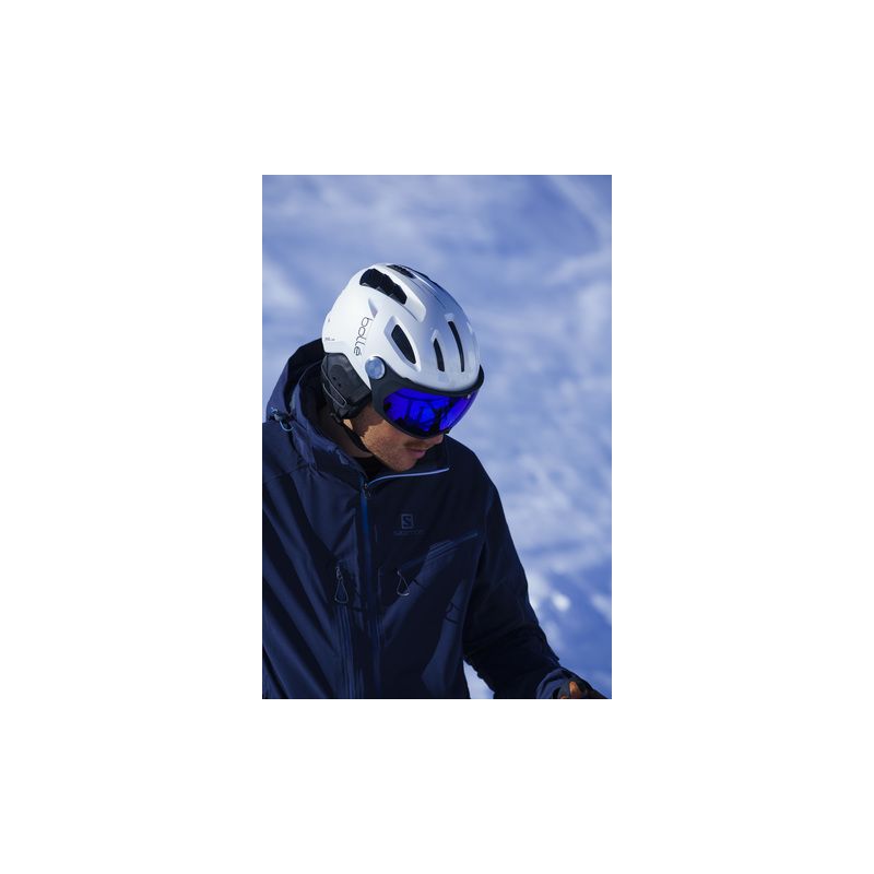 CASCO CON VISERA BOLLé VRYFT MIPS (BLANCO PERLA BRILLANTE  CAT 1 A 3)