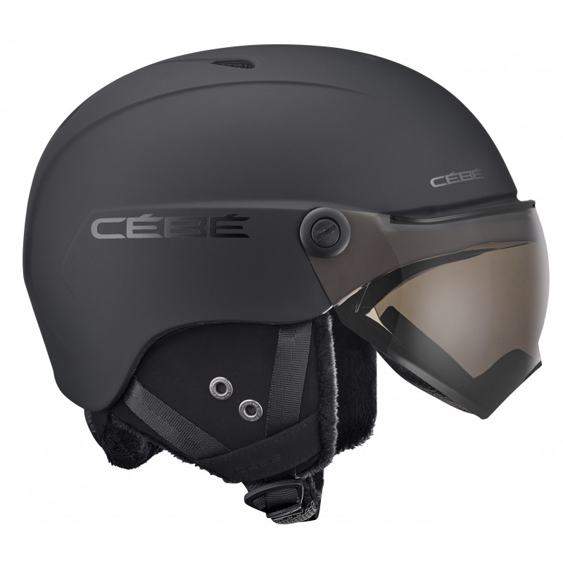 CASCO CON VISERA CéBé CONTEST VISION (NEGRO VARIO NARANJA  CAT.3)