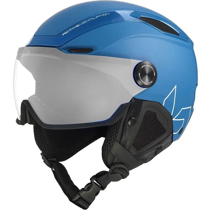 CASCO DE ESQUí BOLLé VLINE (AZUL MATE  AZUL  FOTOCRóMICO)