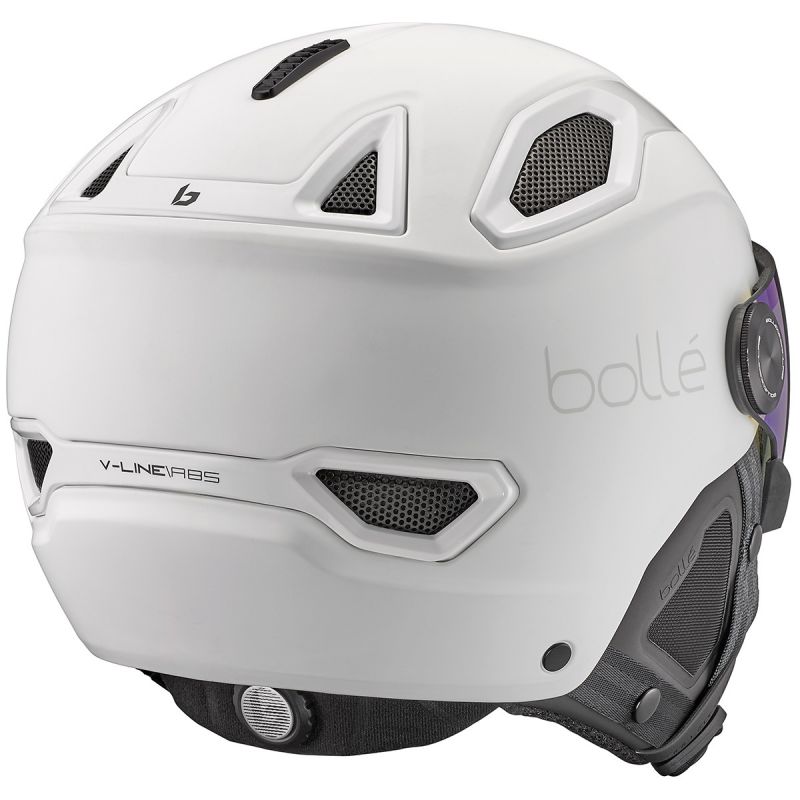 CASCO DE ESQUí BOLLé VLINE (BLANCO MATE  AZUL  FOTOCRóMICO)