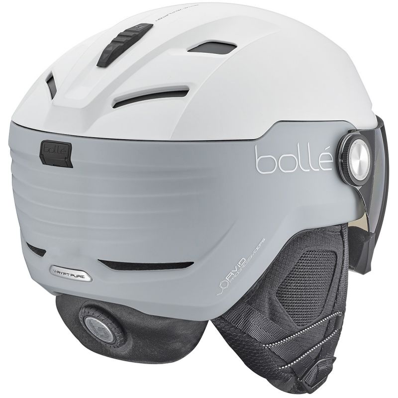 CASCO DE ESQUí BOLLé VRYFT PURE (BLANCO MATE  PLATA/LIMóN)