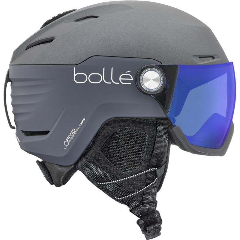 CASCO DE ESQUí BOLLé VRYFT PURE (GRIS MATE  AZUL FOTOCRóMICO)