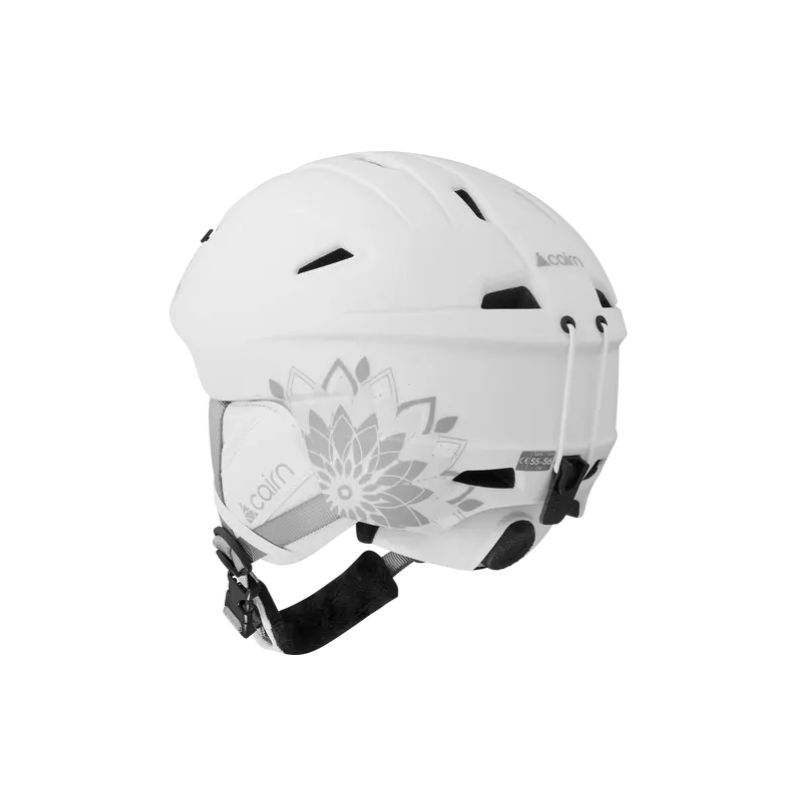 Casco de esquí Cairn PROFIL (MAT WHITE ROSACE)