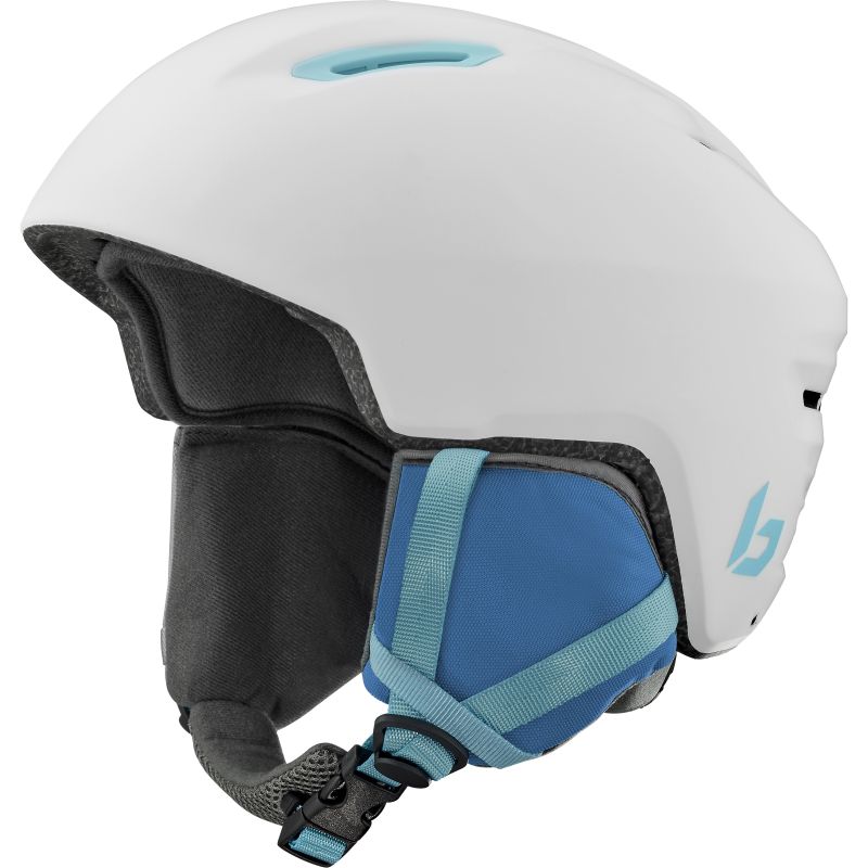 Casco de esquí para niños Bollé Atmos Youth (White Blue Matte)