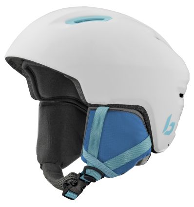 Casco de esquí para niños Bollé Atmos Youth (White Blue Matte)