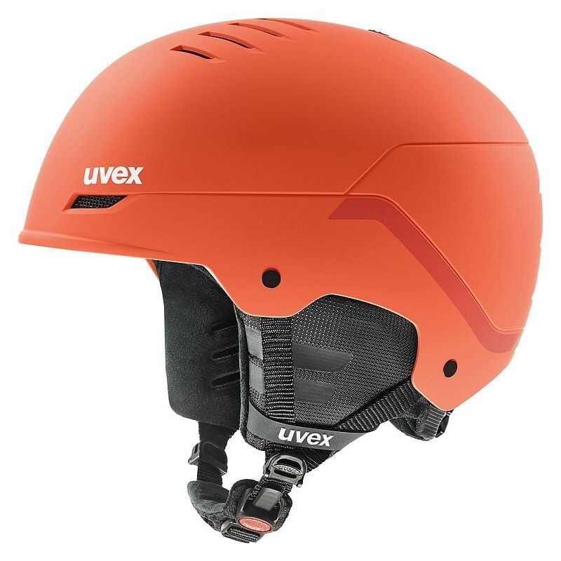 Casco de esquí Uvex Wanted (fierce red stripes mat)