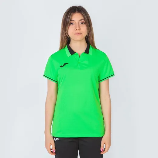 Championship Vi Short Sleeve Polo Fluor Green Black