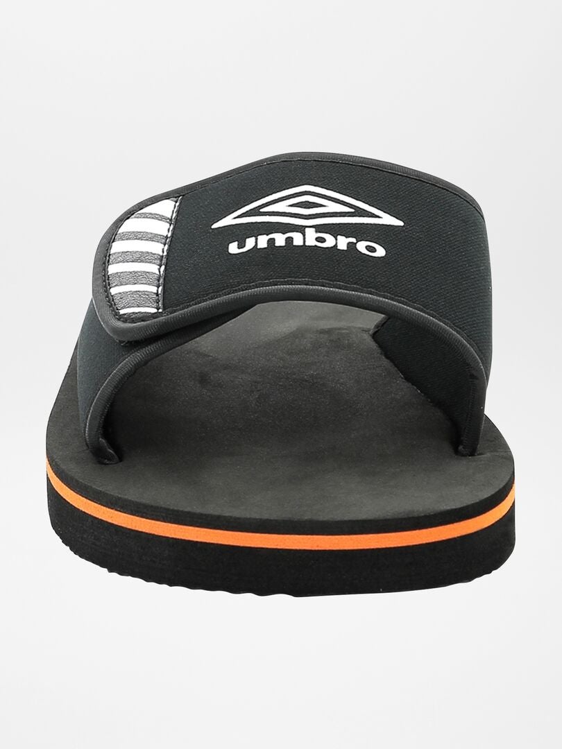 CHANCLAS DE TELA 'UMBRO'  NEGRO