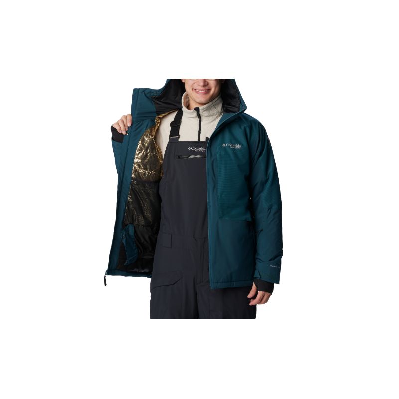 Chaqueta de esquí impermeable para hombre Columbia Highland Summit (Night Wave / Black)