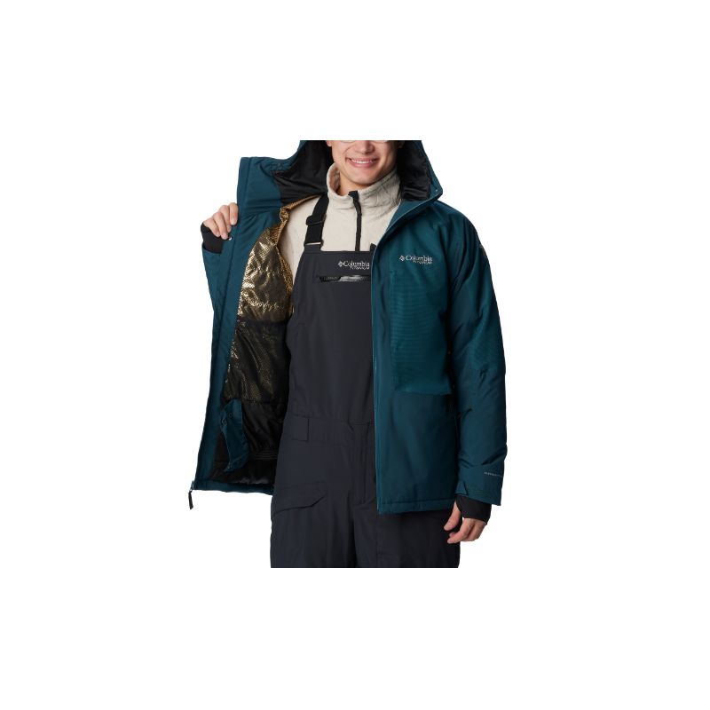 Chaqueta de esquí impermeable para hombre Columbia Highland Summit (Night Wave / Black)