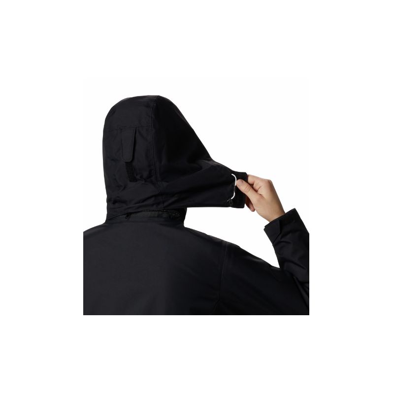 Chaqueta impermeable 3 en 1 para mujer Columbia Bugaboo II (Negro)