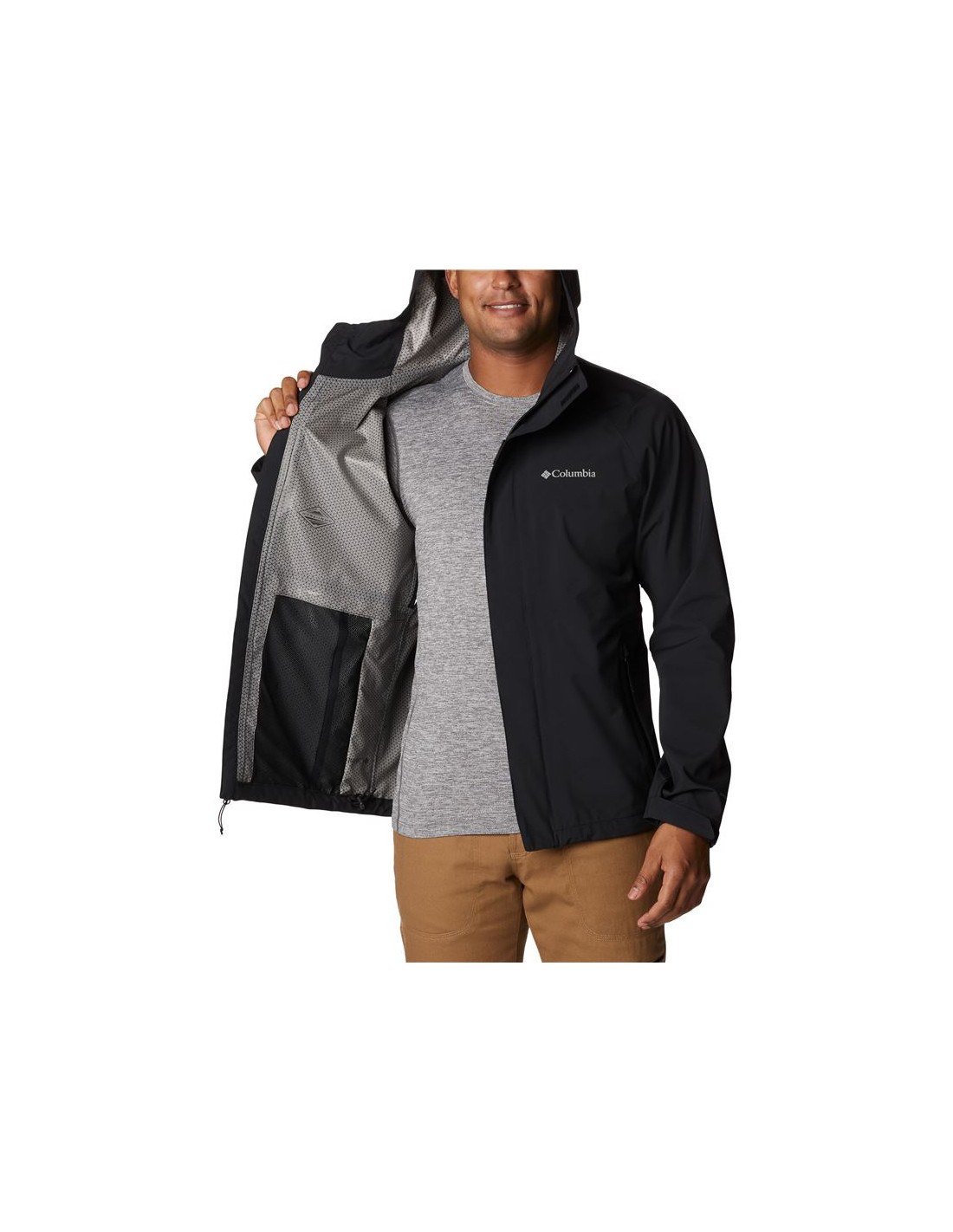 Chaqueta impermeable Columbia Earth Explorer™ Shell Hombre Black