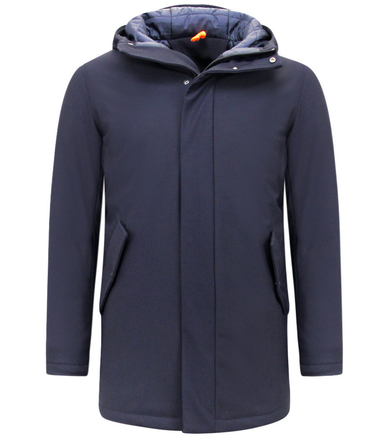 CHAQUETA IMPERMEABLE HOMBRE  BH8516  AZUL
