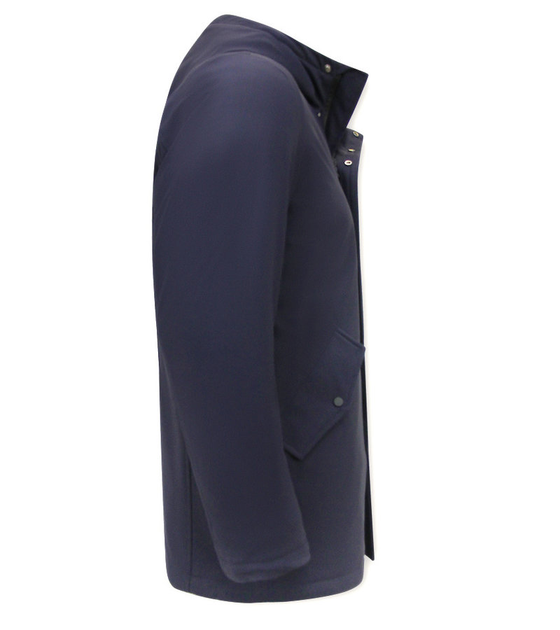 CHAQUETA IMPERMEABLE HOMBRE  BH8516  AZUL