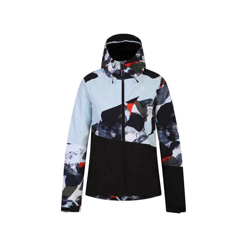 Chaqueta para mujer Dare2B Ice (Lichen Green Abstract Print/Quiet Blue)