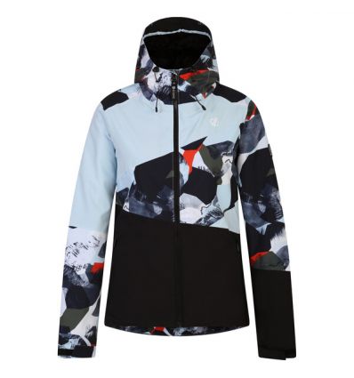 Chaqueta para mujer Dare2B Ice (Lichen Green Abstract Print/Quiet Blue)