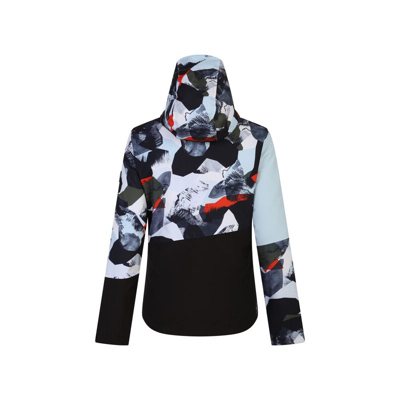 Chaqueta para mujer Dare2B Ice (Lichen Green Abstract Print/Quiet Blue)