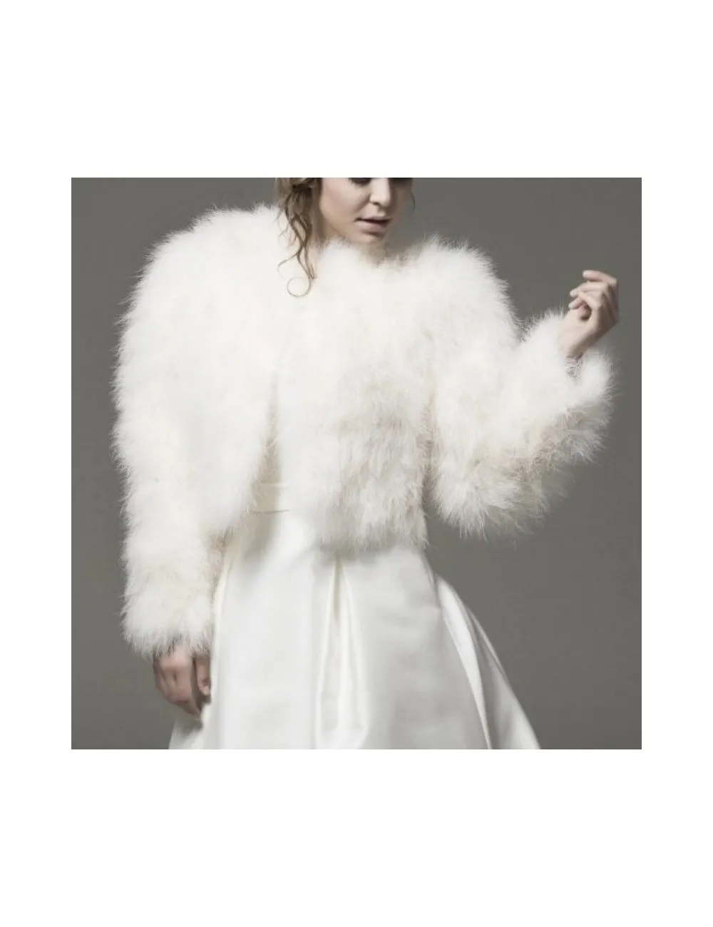 Chaqueta Plumas Marabu Novias