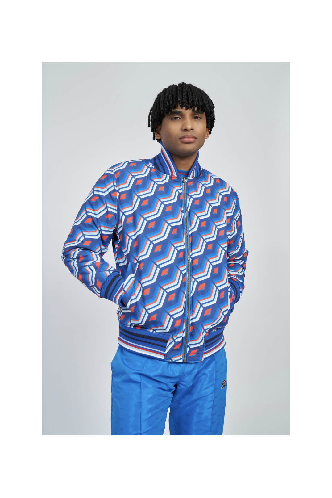Chaqueta Umbro Reversible Ramsey Jacket Regal Blue / Multi
