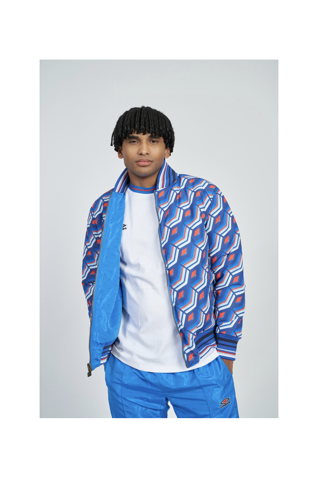 Chaqueta Umbro Reversible Ramsey Jacket Regal Blue / Multi