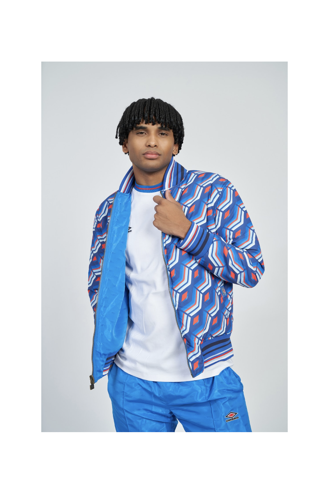Chaqueta Umbro Reversible Ramsey Jacket Regal Blue / Multi