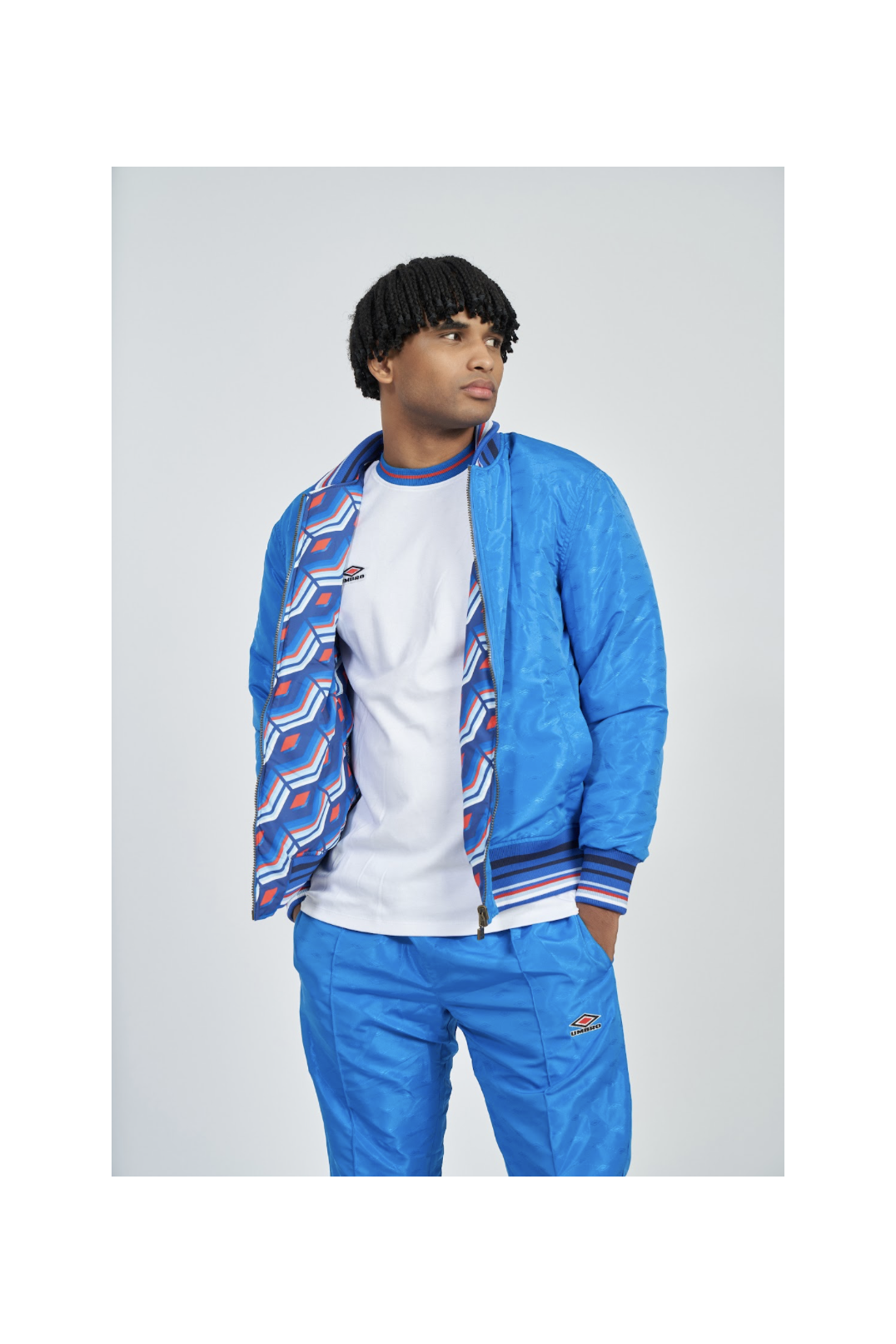 Chaqueta Umbro Reversible Ramsey Jacket Regal Blue / Multi