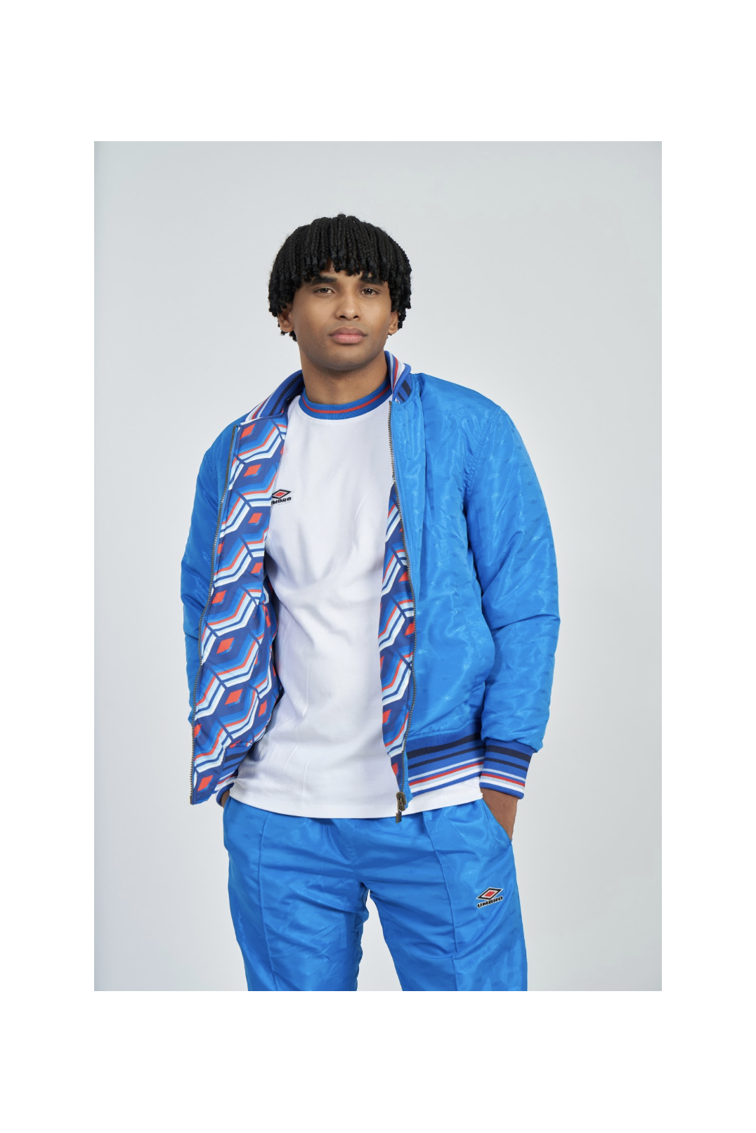 Chaqueta Umbro Reversible Ramsey Jacket Regal Blue / Multi