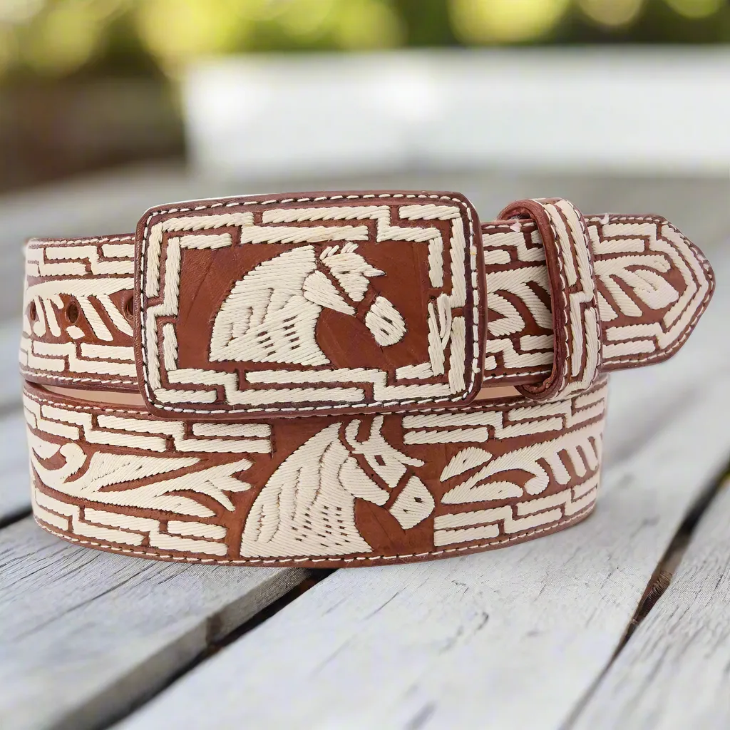 CINTO DE PIEL TM13214 LEATHER BELT
