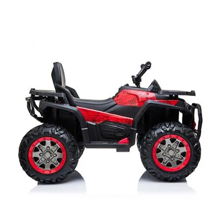 COCHE BATERIA ATV QUAD ROJO