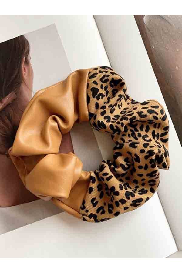 Coletero diseño Leopard y Polipiel