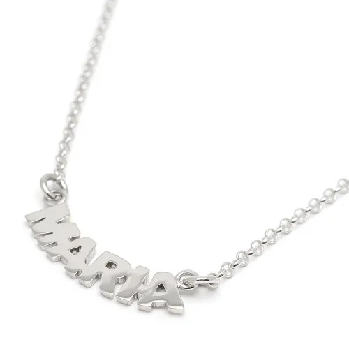 *Colgante Plata Personalizado con el nombre