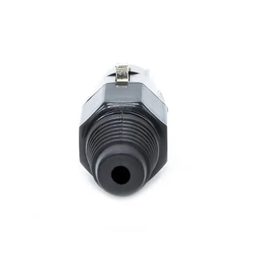 Conector XLR 3 Pines Hembra  Negro