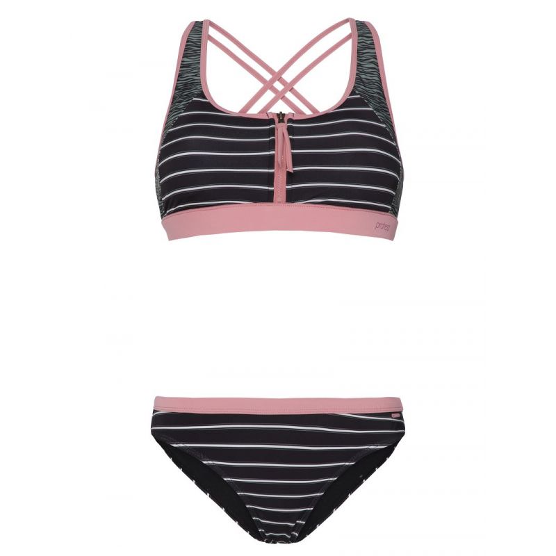 Conjunto de bikini Protest Prtatins para mujer (negro verdadero)