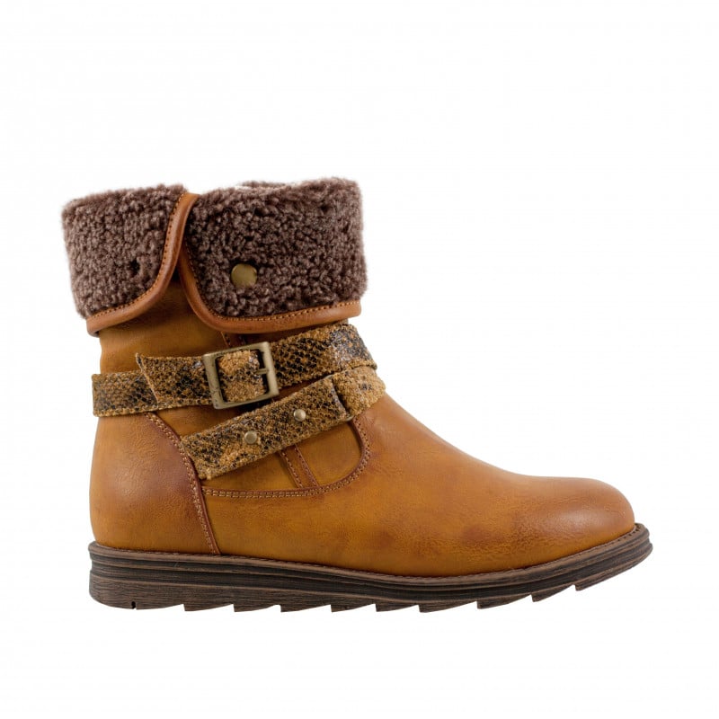 Coralie botas de esquí beige después Kimberfeel