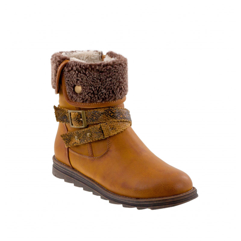 Coralie botas de esquí beige después Kimberfeel