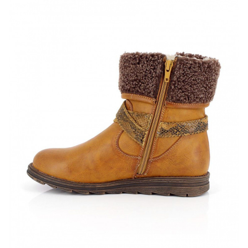 Coralie botas de esquí beige después Kimberfeel