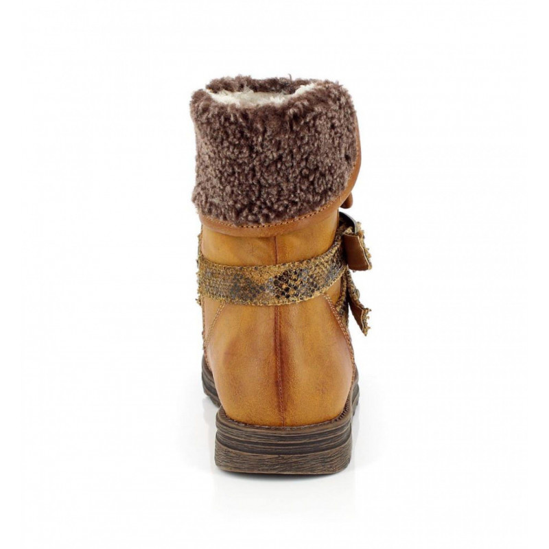 Coralie botas de esquí beige después Kimberfeel