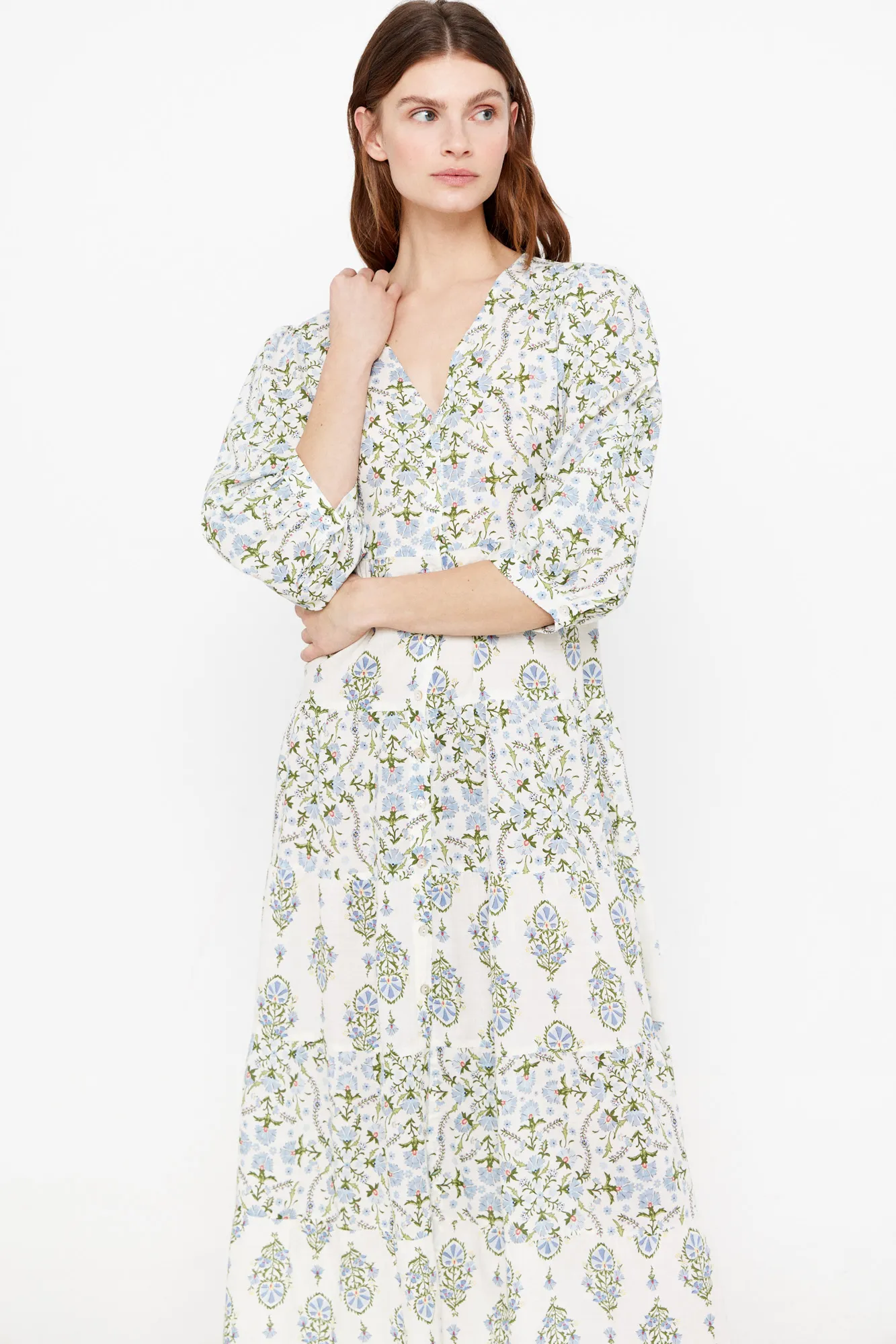 Cortefiel Vestido estampado floral