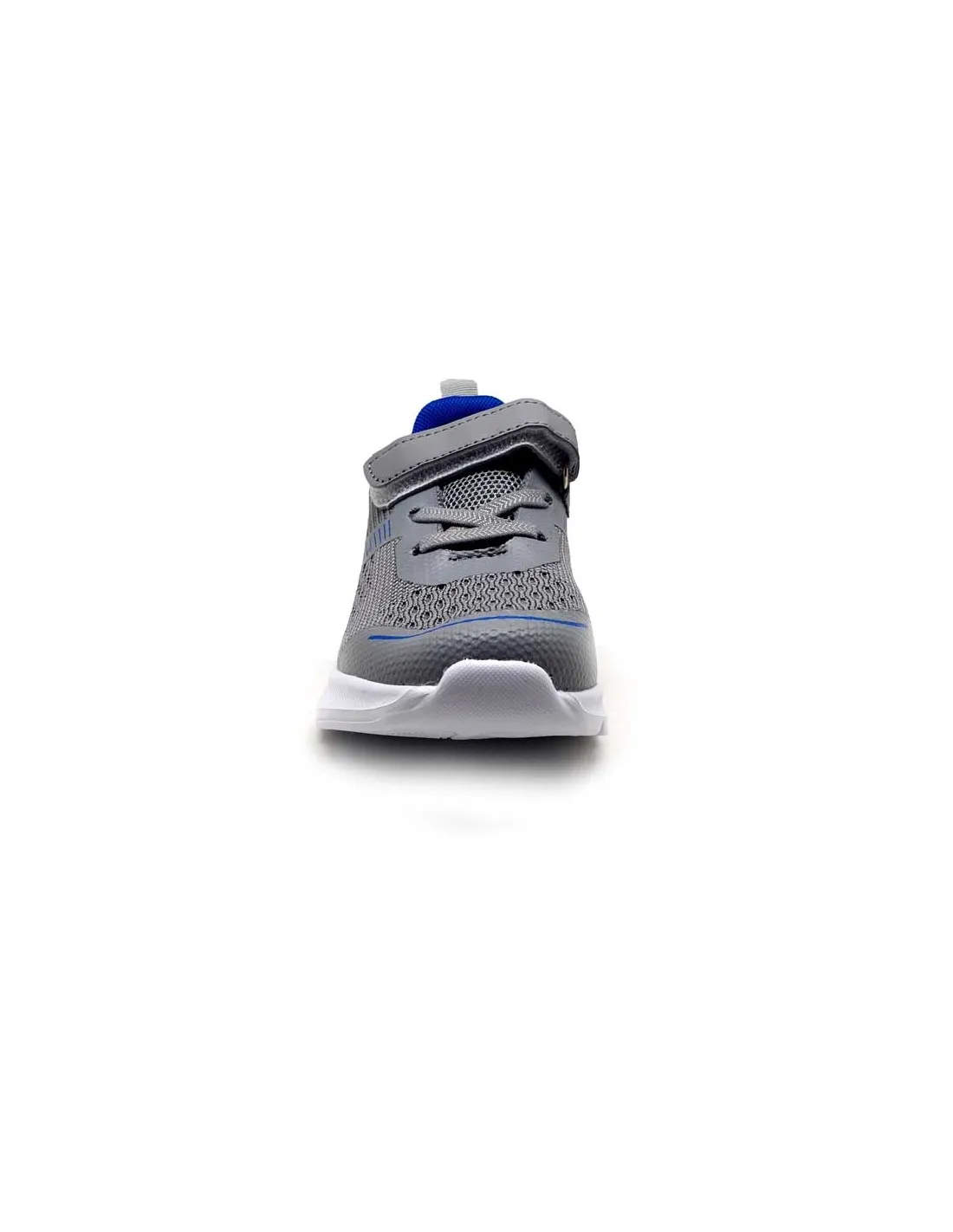 DAVS DEPORTIVA NIÑO GRIS COMBINADO CON MARINO Y NARANJA COMODA Y BONITA HM229 6X