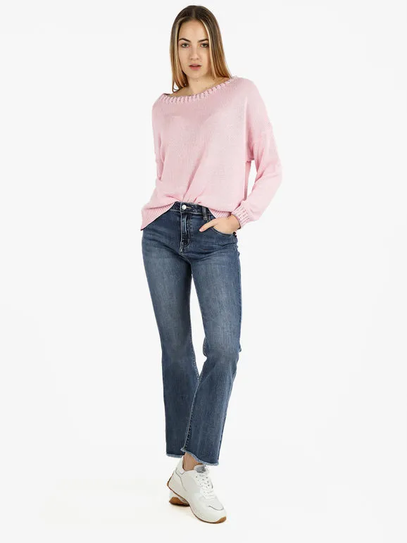 Daystar Jersey de punto de mujer oversize