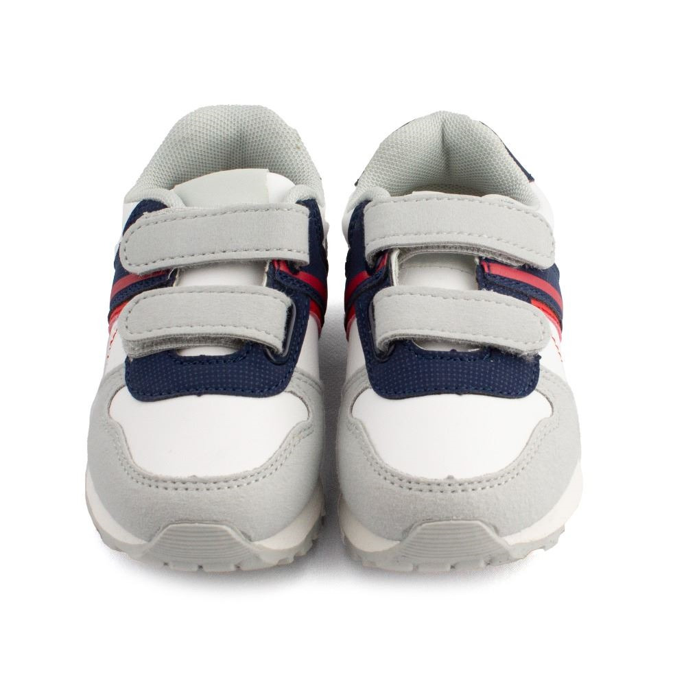Deportivas Niño Blanca Con Velcro