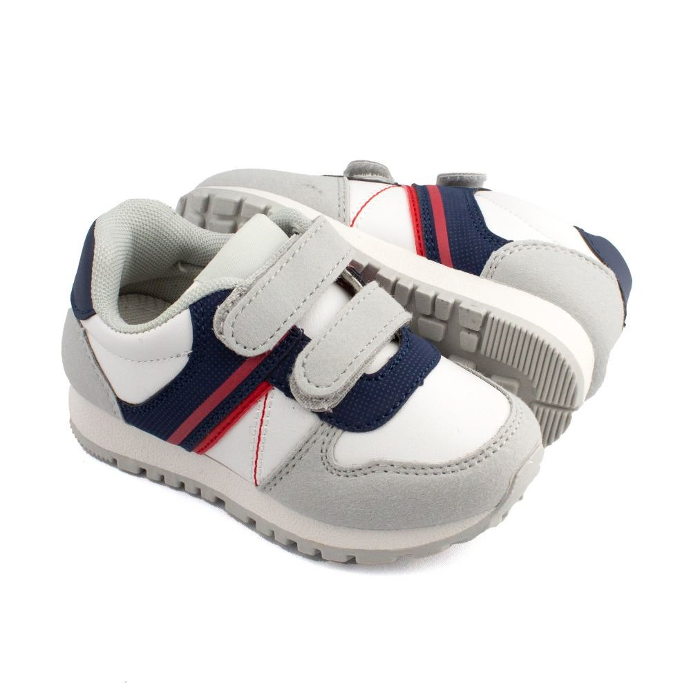 Deportivas Niño Blanca Con Velcro