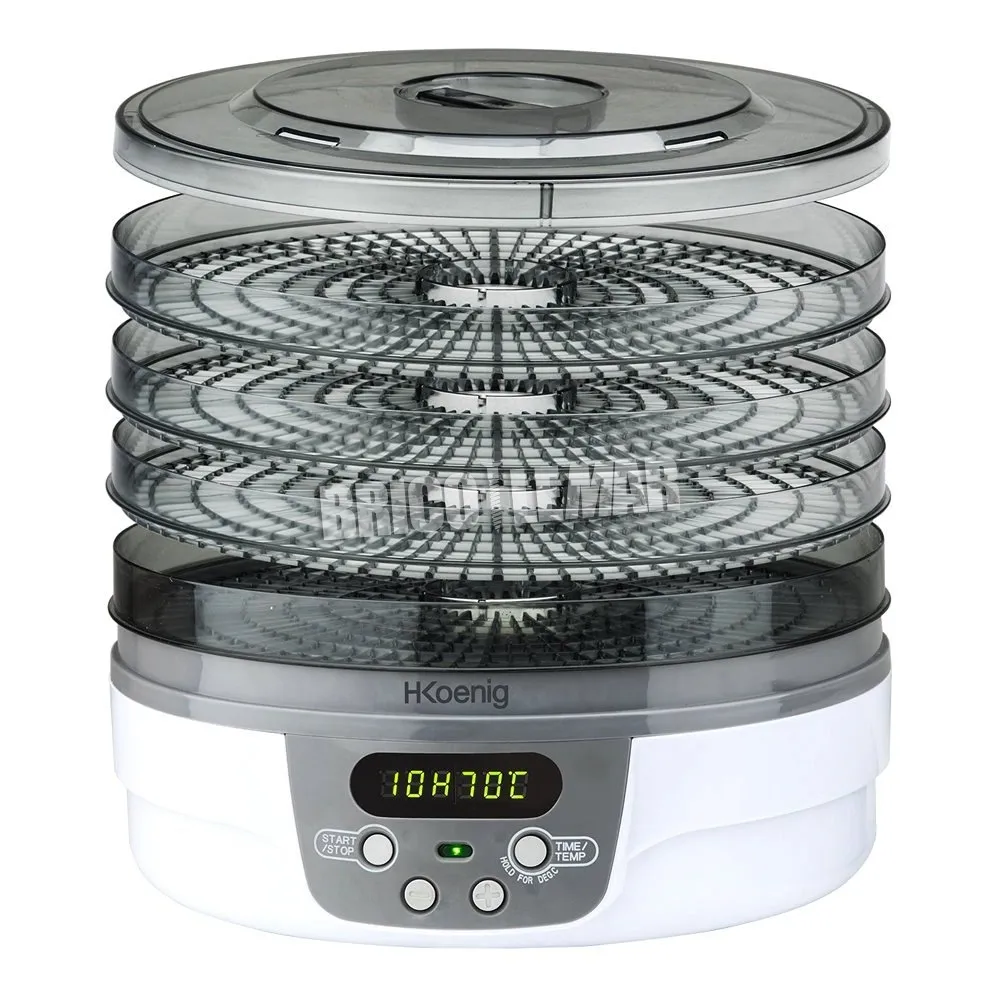 Desihdratador de Alimentos 250W temperatura ajustable H.Koenig DSY700
