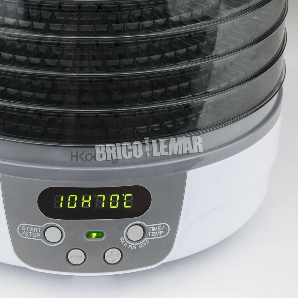 Desihdratador de Alimentos 250W temperatura ajustable H.Koenig DSY700