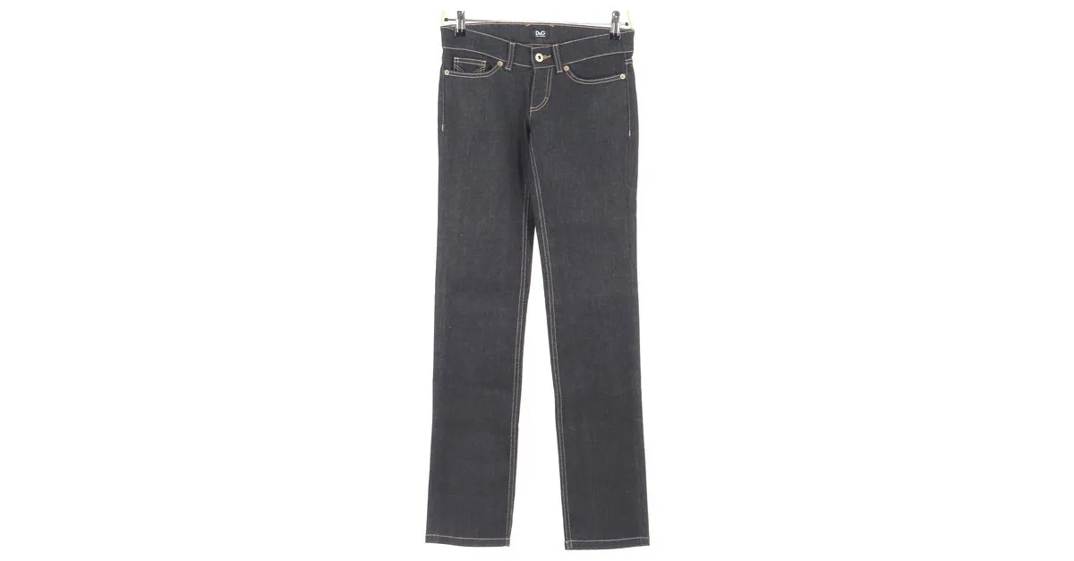 Dolce & Gabbana Pantalones Azul marino 