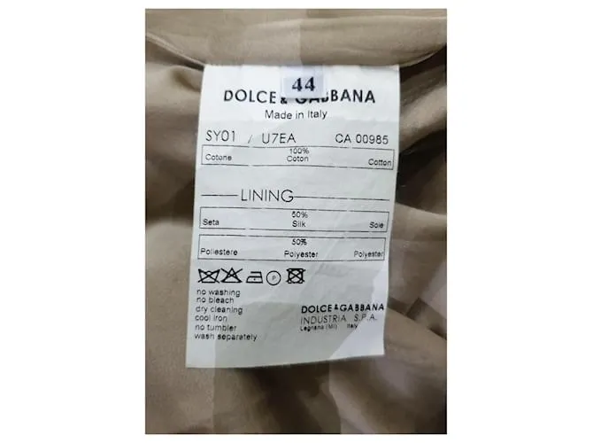 Dolce & Gabbana Traje completo Dolce and Gabbana Negro Beige 