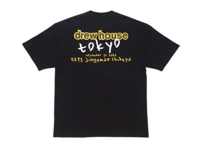 DREW HOUSE 2022 TOYKO POPUP EXCLUSIVE TSHIRT BLACK